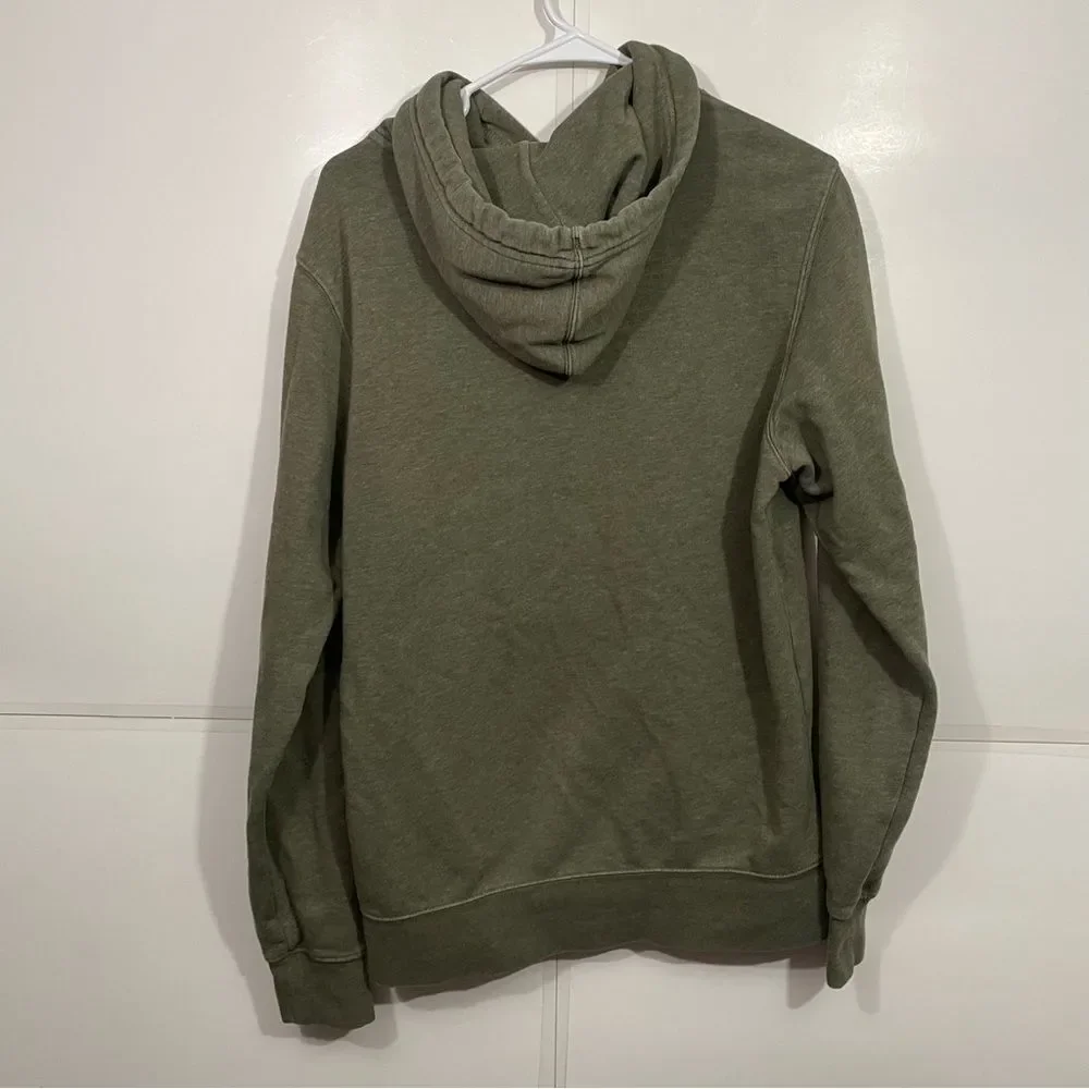 The North Face Olive Green Pullover Hoodie Sweatshirt